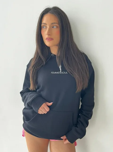 F&S Hoodie, Black, view 2