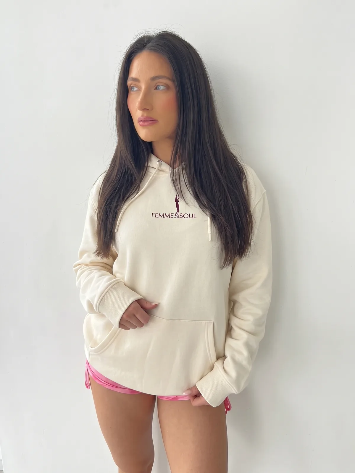 F&S Hoodie, Cream, view 1