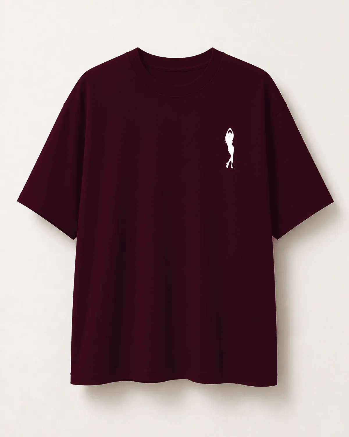 Classic Tee, Burgundy, view 1